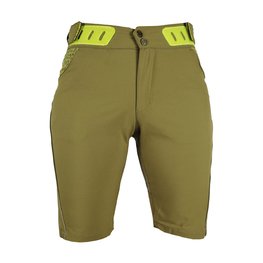 HAVEN Pantaloni scurți de ciclism fără bretele - SINGLETRAIL WMS - verde