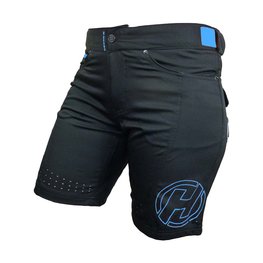 HAVEN Pantaloni scurți de ciclism fără bretele - AMAZON LADY - negru/albastru