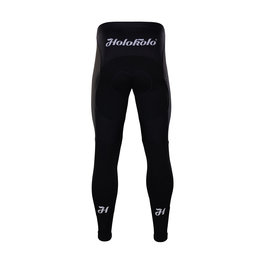 HOLOKOLO Pantaloni de ciclism lungi fără bretele - WINTER  - negru