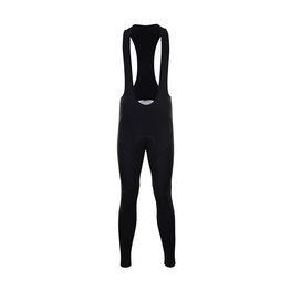 HOLOKOLO Pantaloni de ciclism lungi cu bretele - WINTER  - negru