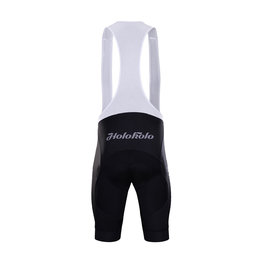 HOLOKOLO Pantaloni scurți de ciclism cu bretele - PRIME - negru