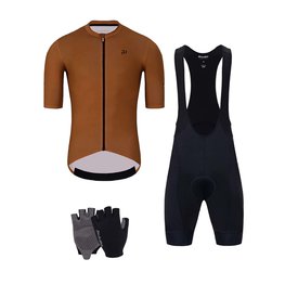 HOLOKOLO Mega set de ciclism - VICTORIOUS - maro/negru