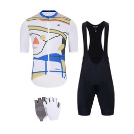 HOLOKOLO Mega set de ciclism - HORIZON ELITE - negru/multicolor/alb