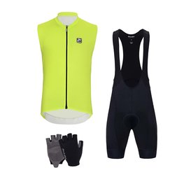 HOLOKOLO Mega set de ciclism - AIRFLOW - negru/galben