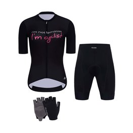 HOLOKOLO Mega set de ciclism - CYCLIST ELITE LADY - negru