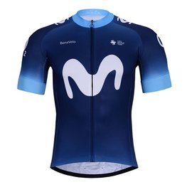 BONAVELO Tricou de ciclism cu mânecă scurtă - MOVISTAR 2024 - albastru