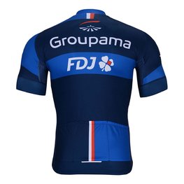 BONAVELO Tricou de ciclism cu mânecă scurtă - GROUPAMA FDJ 2025 - alb/roșu/albastru