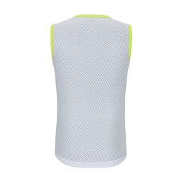 HOLOKOLO Tricou de ciclism fără mâneci - AIR LADY - gri/galben