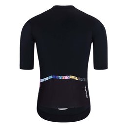 HOLOKOLO Tricou de ciclism cu mânecă scurtă - FANTASY ELITE - negru/multicolor