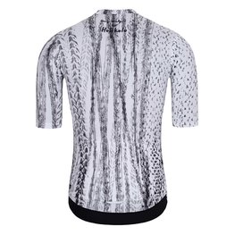 HOLOKOLO Tricou de ciclism cu mânecă scurtă - TYRES ELITE - negru/alb