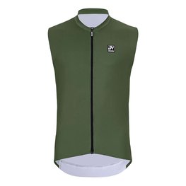 HOLOKOLO Tricoul de ciclism fără mâneci - AIRFLOW - verde