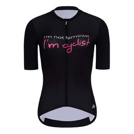 HOLOKOLO Tricoul și pantaloni scurți de ciclism - CYCLIST ELITE LADY - negru