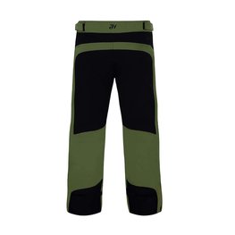 HOLOKOLO Pantaloni de ciclism lungi fără bretele - TRAILBLAZE LONG - negru/verde