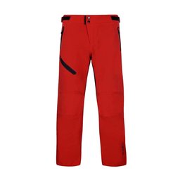 HOLOKOLO Pantaloni de ciclism lungi fără bretele - TRAILBLAZE LONG - negru/roșu