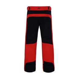 HOLOKOLO Pantaloni de ciclism lungi fără bretele - TRAILBLAZE LONG - negru/roșu