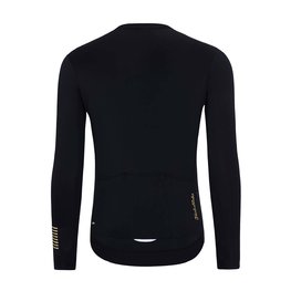 HOLOKOLO Tricou de ciclism cu mânecă lungă de vară - VICTORIOUS GOLD ELITE - negru
