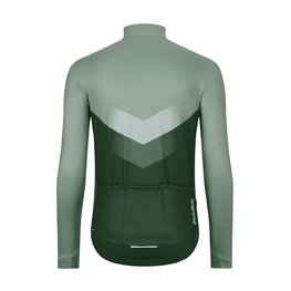 HOLOKOLO Tricou de cilism pentru iarnă cu mânecă lungă - ARROW WINTER - verde
