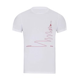 NU. BY HOLOKOLO Tricou de ciclism cu mânecă scurtă - UP & NEVER STOP II. - alb