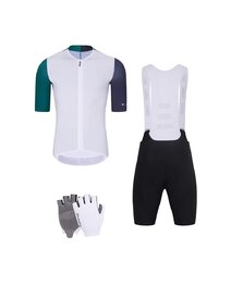 HOLOKOLO Mega set de ciclism - PERFORMANCE - negru/mov/alb/verde