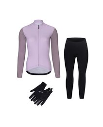 RIVANELLE Mega set de ciclism - PERFORMANCE WINTER - mov/negru