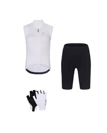 RIVANELLE Mega set de ciclism - PURE - alb/negru