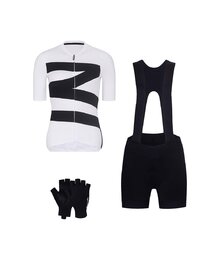 RIVANELLE Mega set de ciclism - MISSVELOAIRE - alb/negru