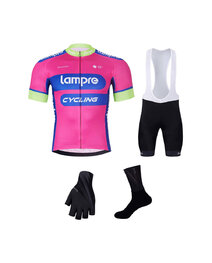 BONAVELO Mega set de ciclism - LAMPRE - alb/roz/negru