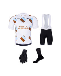 BONAVELO Mega set de ciclism - AG2R LA MONDIALE - negru/multicolor/alb