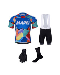 BONAVELO Mega set de ciclism - MAPEI - alb/albastru/negru
