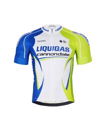 BONAVELO Mega set de ciclism - LIQUIGAS CANNONDALE - negru/verde/alb/albastru