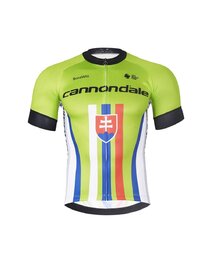 BONAVELO Tricoul și pantaloni scurți de ciclism - CANNONDALE SK - negru/verde