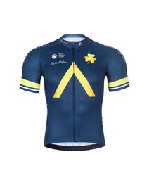 BONAVELO Tricoul și pantaloni scurți de ciclism - AQUA BLUE - negru/albastru