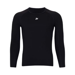 HOLOKOLO Tricou de ciclism cu mânecă lungă - WINTER BASE LAYER - negru