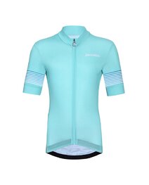 HOLOKOLO Tricoul și pantaloni scurți de ciclism - FLOW JUNIOR - negru/verde