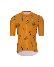 HOLOKOLO Tricoul și pantaloni scurți de ciclism - set - negru/portocaliu