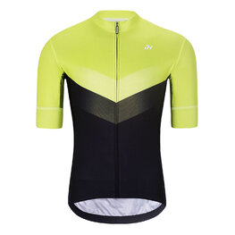 HOLOKOLO Tricoul și pantaloni scurți de ciclism - ARROW II - verde/negru