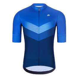 HOLOKOLO Tricoul și pantaloni scurți de ciclism - ARROW II - albastru