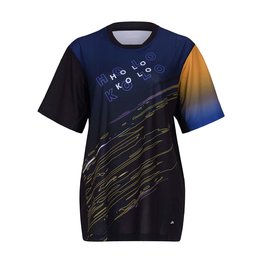 HOLOKOLO Tricou de ciclism cu mânecă scurtă - UNIVERSE MTB - maro/negru