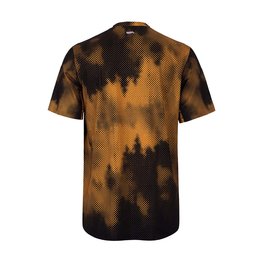 HOLOKOLO Tricou de ciclism cu mânecă scurtă - NIGHTFALL MTB - portocaliu/negru