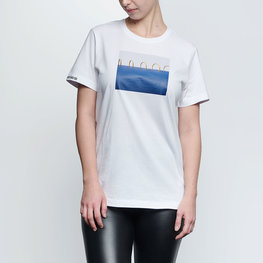 NU. BY HOLOKOLO Tricou de ciclism cu mânecă scurtă - CURIOSITY - alb/albastru