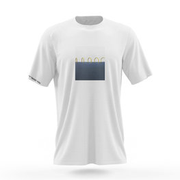 NU. BY HOLOKOLO Tricou de ciclism cu mânecă scurtă - CURIOSITY - alb/albastru