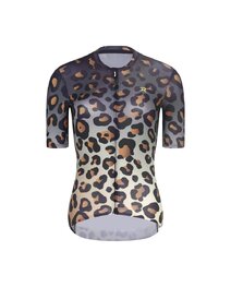 RIVANELLE Tricoul și pantaloni scurți de ciclism - WILDCAT - negru/maro