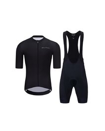 HOLOKOLO Tricoul și pantaloni scurți de ciclism - OCTOPUS  - alb/negru