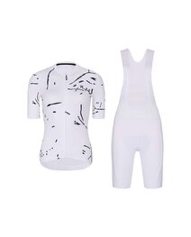 RIVANELLE Tricoul și pantaloni scurți de ciclism - PASSION - negru/alb