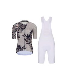 RIVANELLE Tricoul și pantaloni scurți de ciclism - BAROC - negru/gri