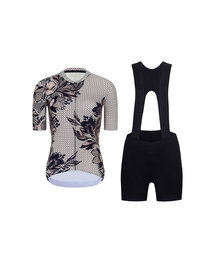 RIVANELLE Tricoul și pantaloni scurți de ciclism - BAROC - negru/gri