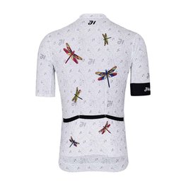 HOLOKOLO Tricou de ciclism cu mânecă scurtă - ALIVE ELITE - alb/multicolor