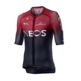CASTELLI Tricou de ciclism cu mânecă scurtă - TEAM INEOS 2019 - negru/roșu