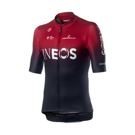 CASTELLI Tricou de ciclism cu mânecă scurtă - TEAM INEOS 2019 - negru/roșu