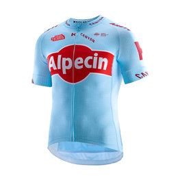 KATUSHA SPORTS Tricou de ciclism cu mânecă scurtă - ALPECIN 2019 - roșu/albastru deschis